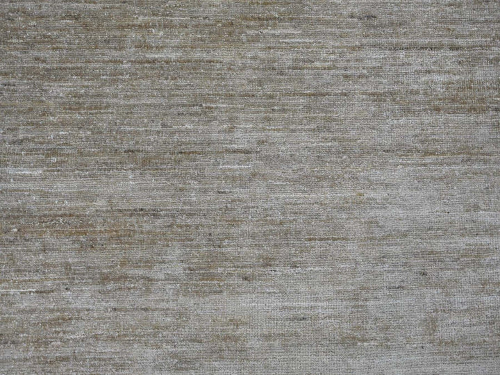 7'10" x 9'9" New Hand Knotted Brown Wool Rectangle Oriental Rug - MOA10222498