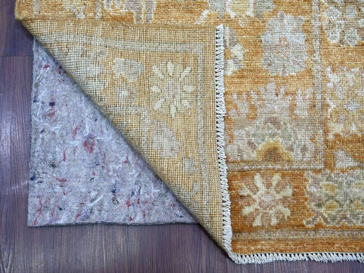 2'9" x 20'1" New Hand Knotted Brown Wool Runner Oriental Rug - MOA10222504