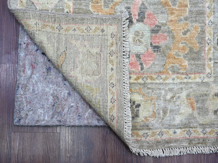 2'10" x 18'11" New Hand Knotted Brown Wool Runner Oriental Rug - MOA10222505