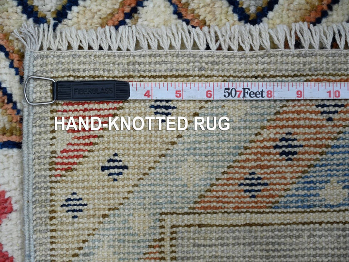 3'0" x 5'10" New Hand Knotted Grey Wool Runner Oriental Rug - MOA10222515