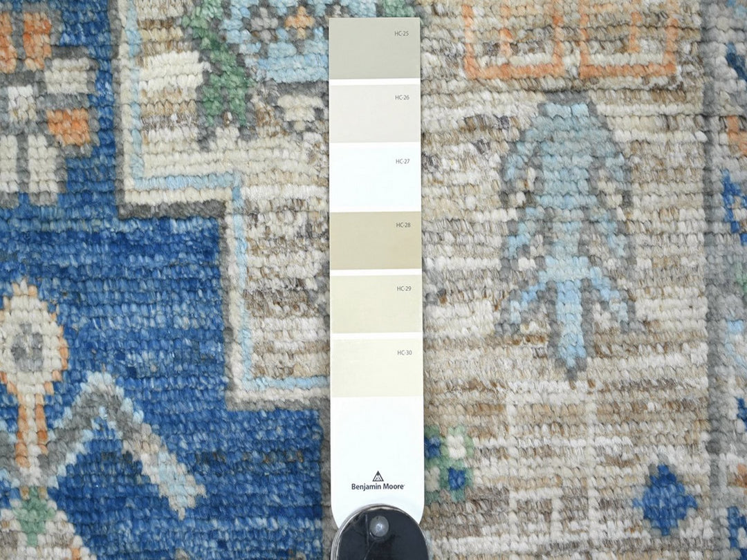3'10" x 6'5" New Hand Knotted Brown Wool Rectangle Oriental Rug - MOA10222518