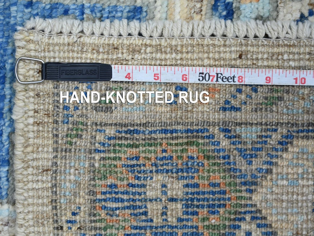 3'10" x 6'5" New Hand Knotted Brown Wool Rectangle Oriental Rug - MOA10222518