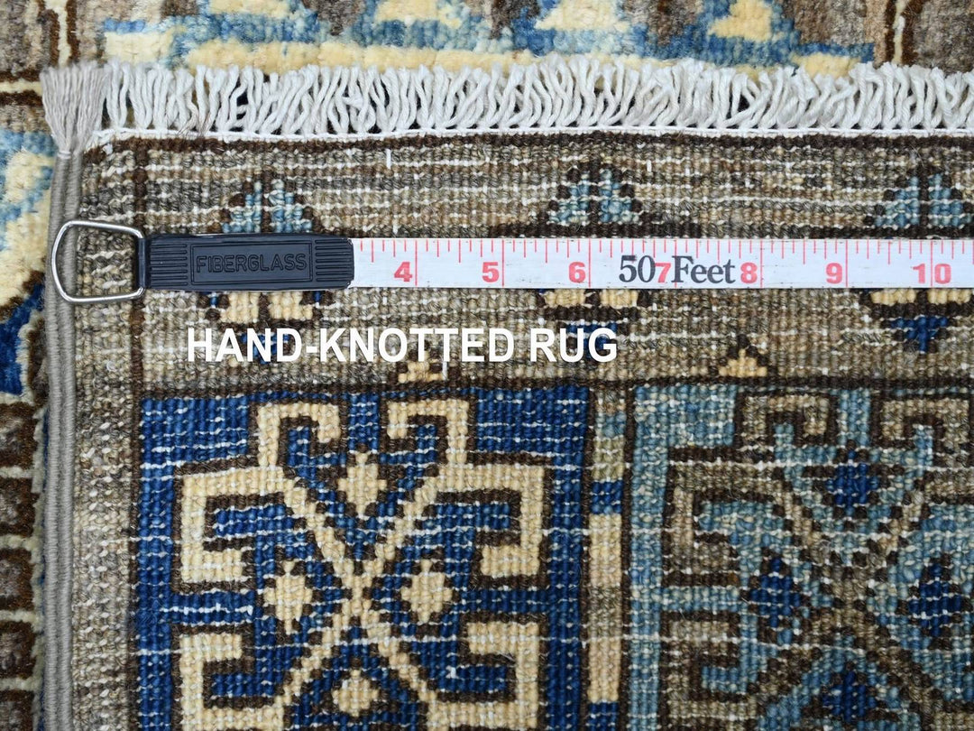 3'0" x 4'11" New Hand Knotted Grey Wool Rectangle Oriental Rug - MOA10222529