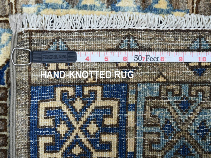 3'0" x 4'11" New Hand Knotted Grey Wool Rectangle Oriental Rug - MOA10222529