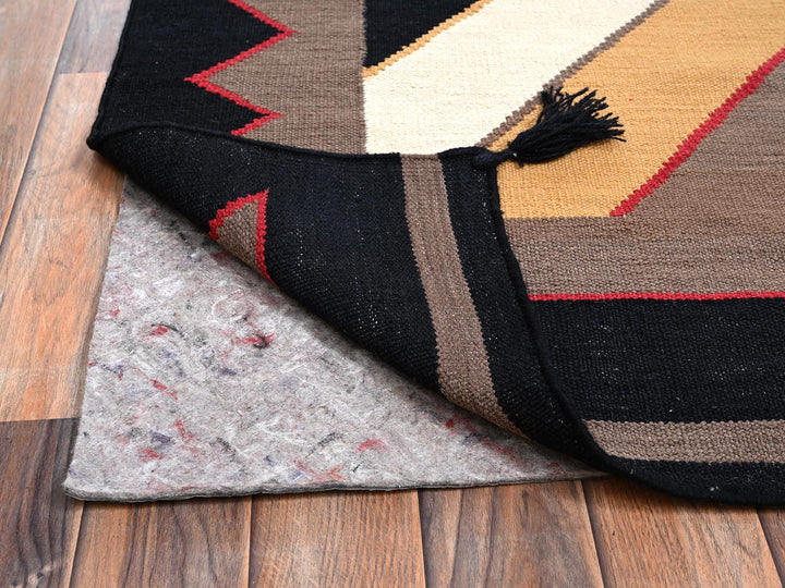 9'5" x 11'9" New Hand Woven Multicolored Wool Rectangle Oriental Rug - MOA1022252