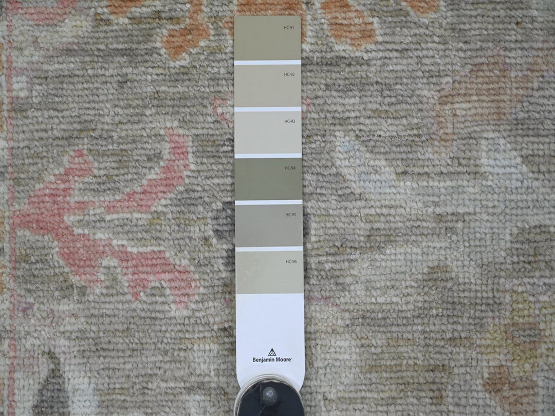 2'8" x 15'2" New Hand Knotted Brown Wool Runner Oriental Rug - MOA10222531