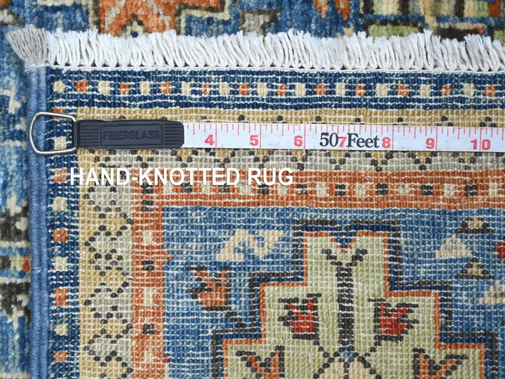 3'0" x 4'9" New Hand Knotted Blue Wool Rectangle Oriental Rug - MOA10222539