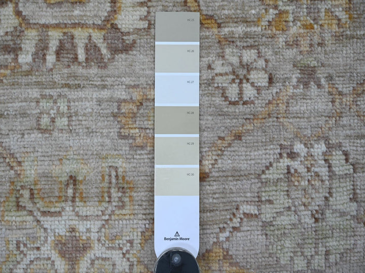 2'8" x 7'10" New Hand Knotted Brown Wool Runner Oriental Rug - MOA10222542