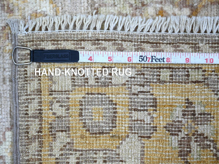 2'8" x 7'10" New Hand Knotted Brown Wool Runner Oriental Rug - MOA10222542