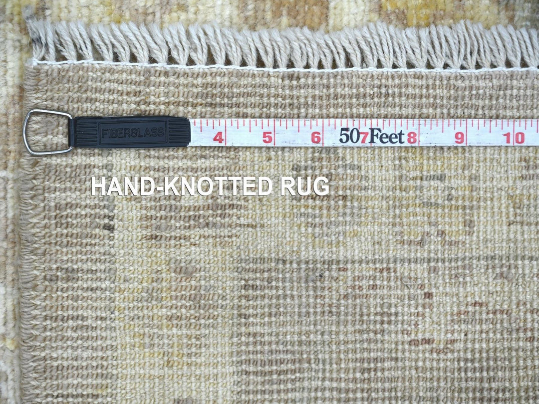 2'1" x 6'2" New Hand Knotted Brown Wool Runner Oriental Rug - MOA10222547