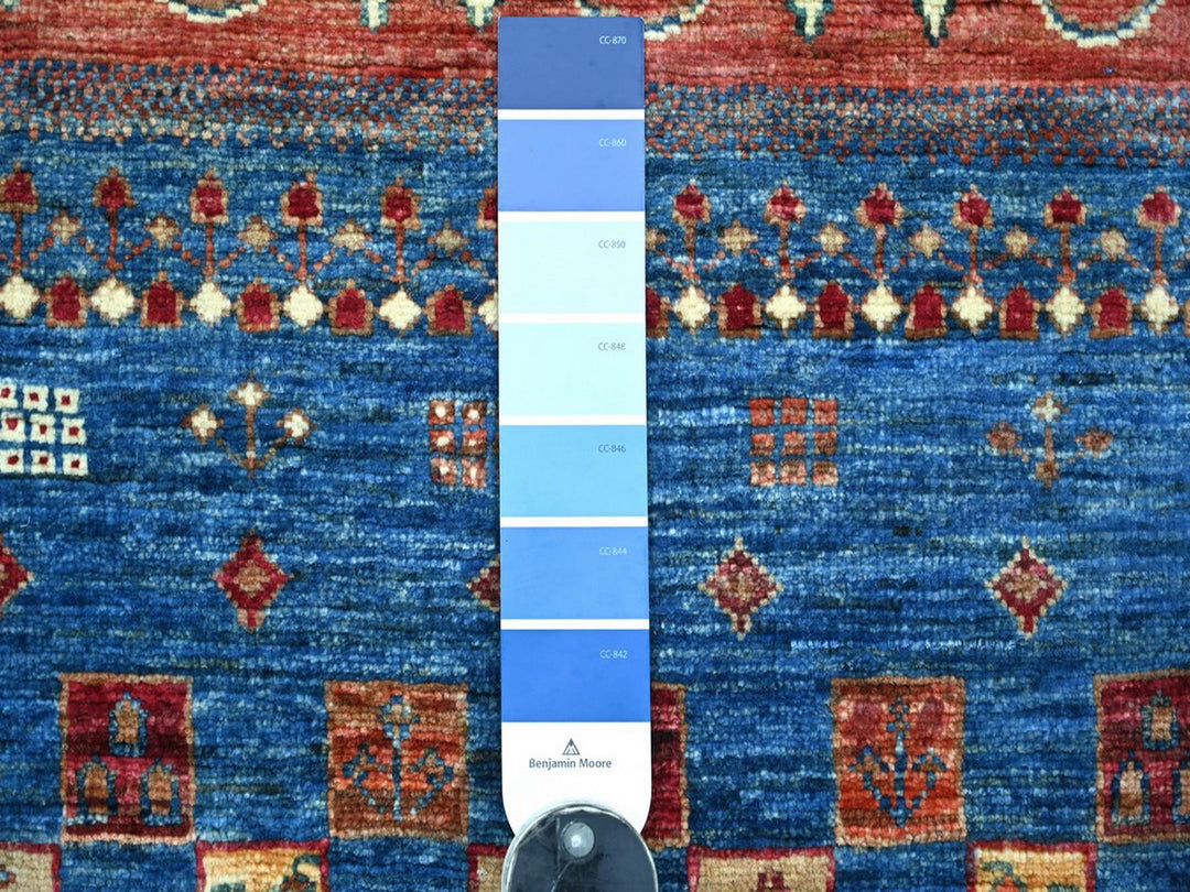 2'5" x 8'3" New Hand Knotted Multicolored Wool Runner Oriental Rug - MOA10222567