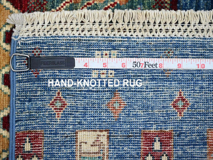 2'5" x 8'3" New Hand Knotted Multicolored Wool Runner Oriental Rug - MOA10222567