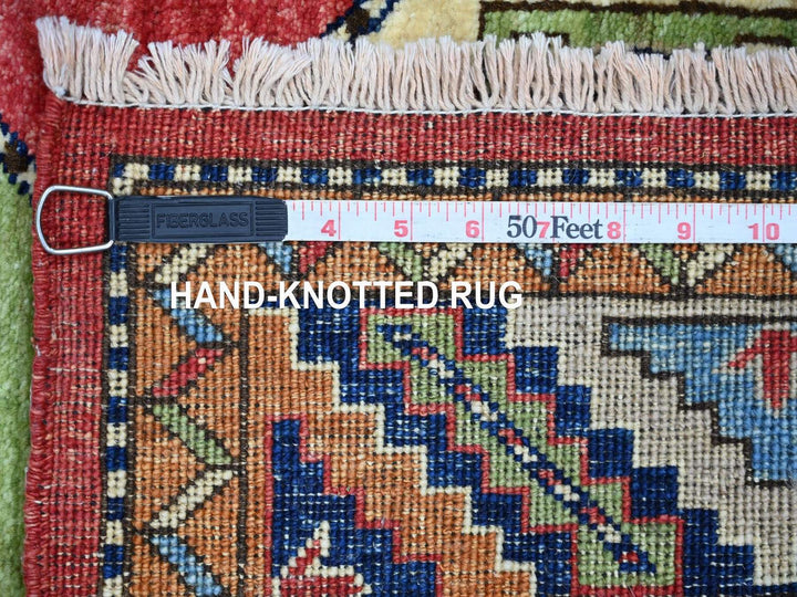 3'0" x 4'10" New Hand Knotted Red Wool Rectangle Oriental Rug - MOA10222586