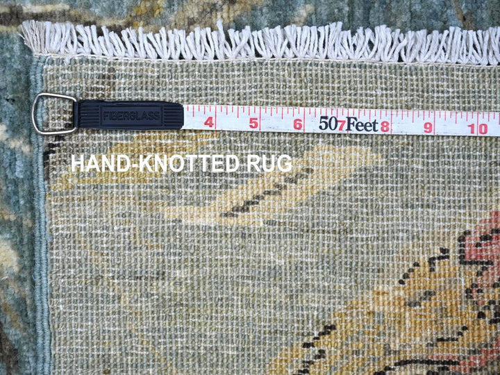 2'0" x 3'3" New Hand Knotted Grey Wool Rectangle Oriental Rug - MOA10222593