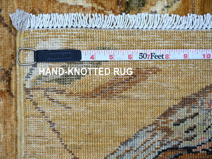 2'0" x 2'11" New Hand Knotted Brown Wool Rectangle Oriental Rug - MOA10222596