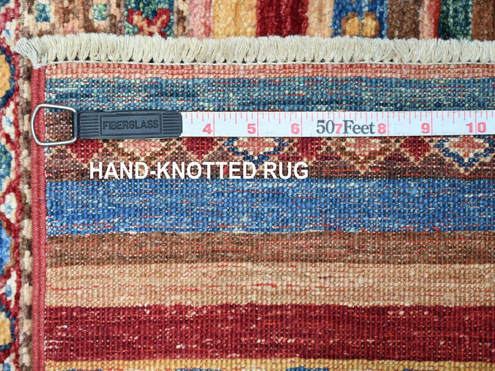 2'8" x 3'9" New Hand Knotted Multicolored Wool Rectangle Oriental Rug - MOA10222601