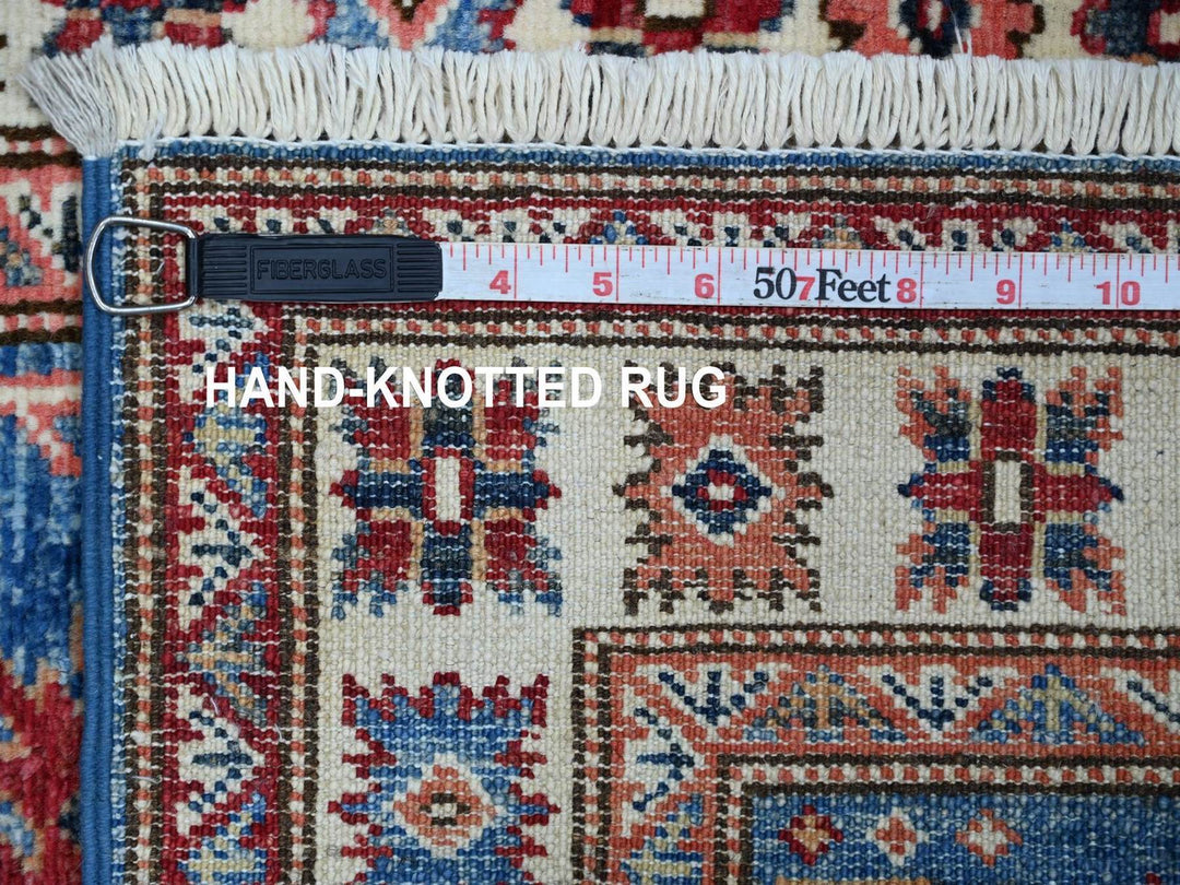 2'0" x 5'11" New Hand Knotted Blue Wool Runner Oriental Rug - MOA10222602