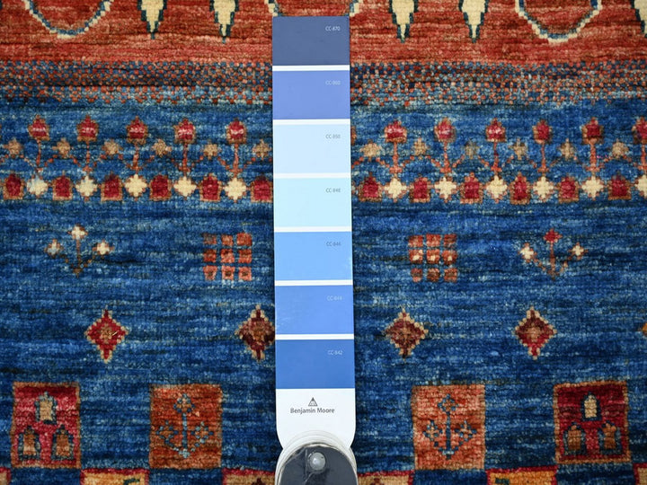2'6" x 8'2" New Hand Knotted Multicolored Wool Runner Oriental Rug - MOA10222604