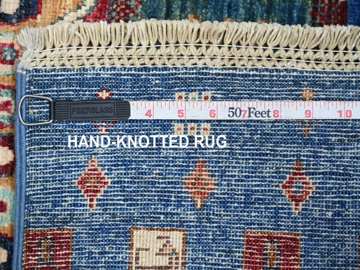 2'6" x 8'2" New Hand Knotted Multicolored Wool Runner Oriental Rug - MOA10222604
