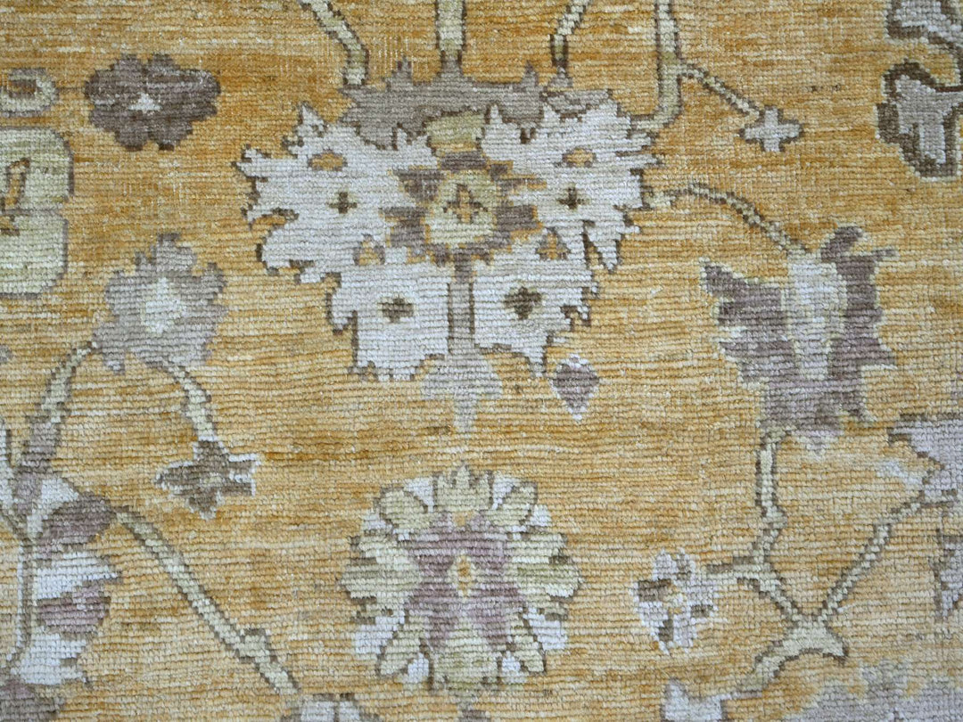 7'10" x 9'5" New Hand Knotted Brown Wool Rectangle Oriental Rug - MOA10222613