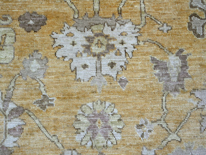7'10" x 9'5" New Hand Knotted Brown Wool Rectangle Oriental Rug - MOA10222613