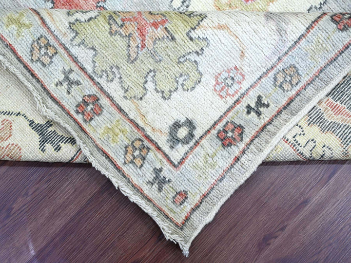 7'9" x 7'11" New Hand Knotted Grey Wool Square Oriental Rug - MOA10222614