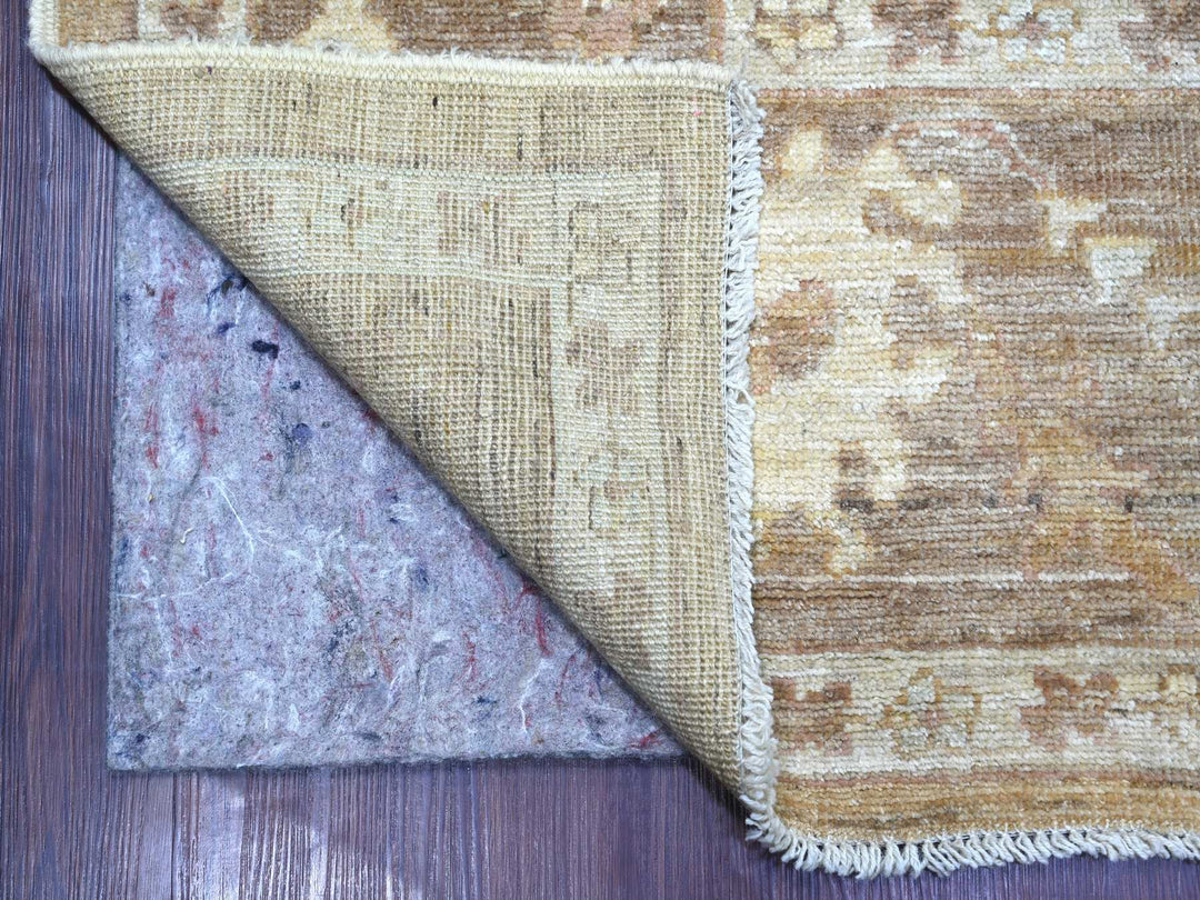 8'2" x 9'10" New Hand Knotted Brown Wool Rectangle Oriental Rug - MOA10222616
