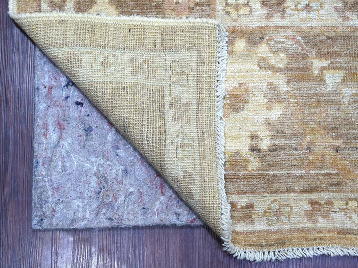 8'2" x 9'10" New Hand Knotted Brown Wool Rectangle Oriental Rug - MOA10222616