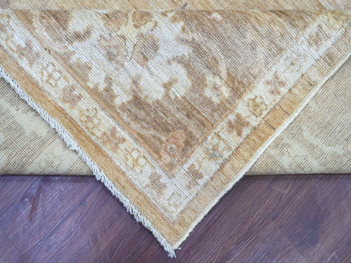 8'2" x 9'10" New Hand Knotted Brown Wool Rectangle Oriental Rug - MOA10222616