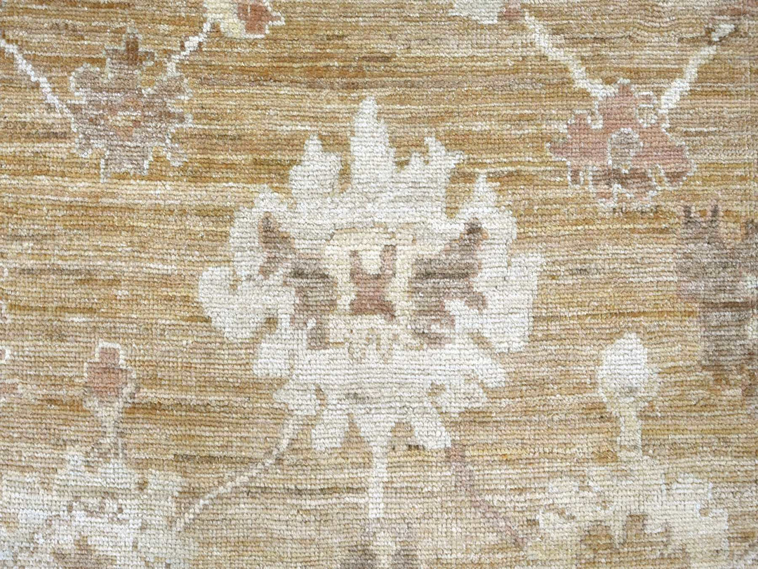 8'2" x 9'10" New Hand Knotted Brown Wool Rectangle Oriental Rug - MOA10222616