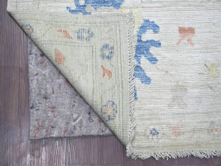 8'10" x 11'8" New Hand Knotted Grey Wool Rectangle Oriental Rug - MOA10222626