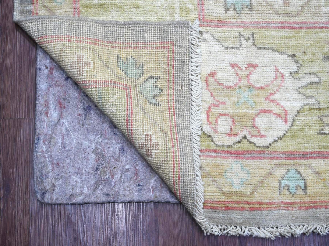 10'0" x 13'7" New Hand Knotted Grey Wool Rectangle Oriental Rug - MOA10222632