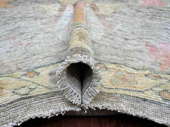 10'0" x 13'6" New Hand Knotted Brown Wool Rectangle Oriental Rug - MOA10222646