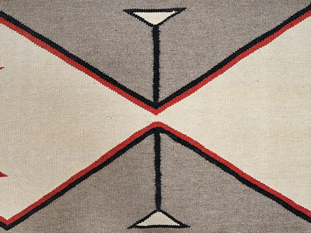 8'1" x 10'0" New Hand Woven Brown Wool Rectangle Oriental Rug - MOA1022264