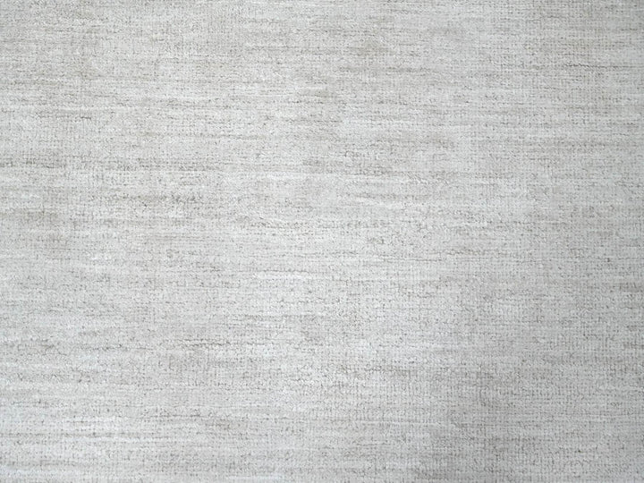 9'8" x 13'4" New Hand Knotted Ivory Wool Rectangle Oriental Rug - MOA10222658