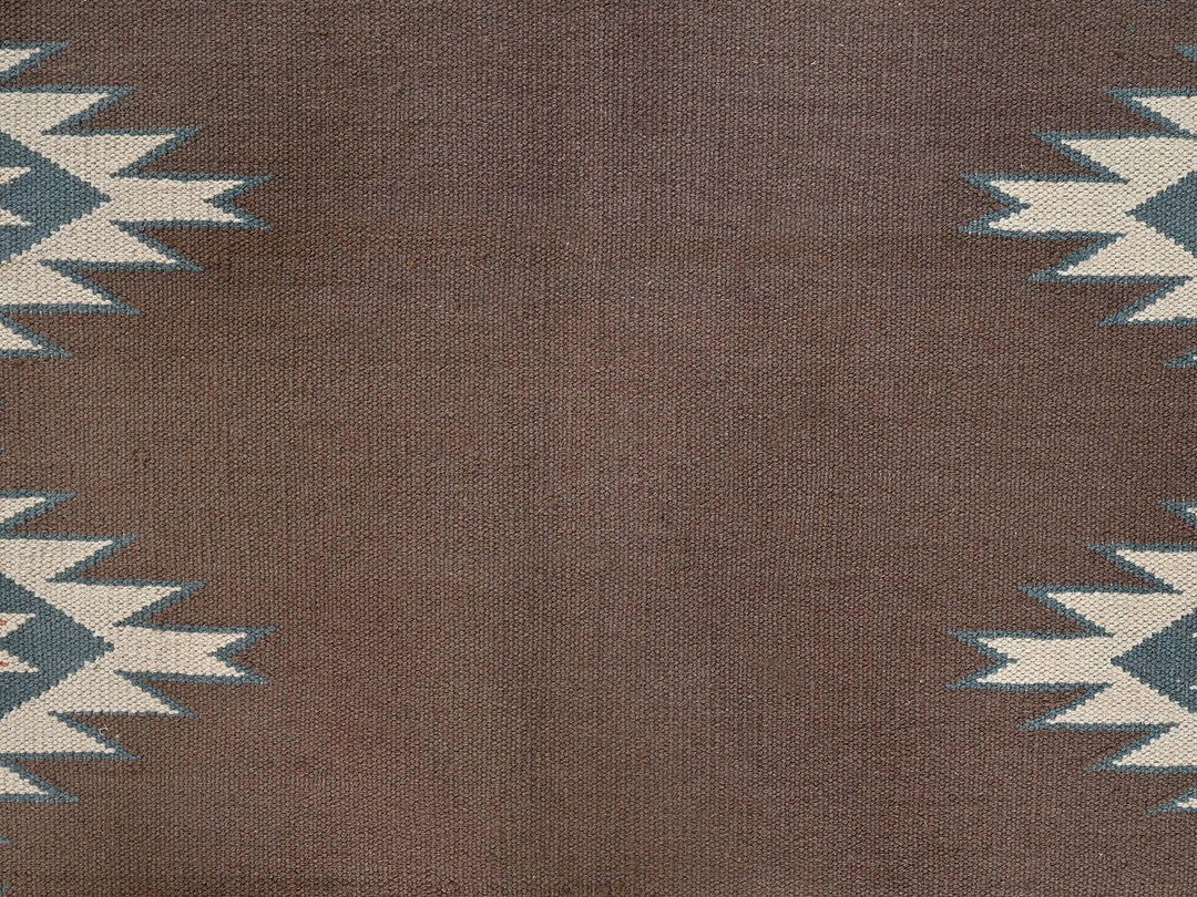 8'2" x 9'9" New Hand Woven Orange Wool Rectangle Oriental Rug - MOA1022265