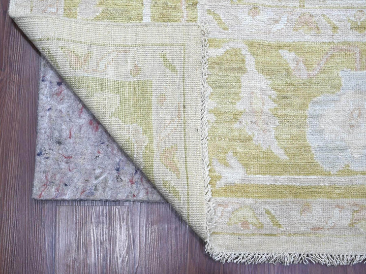 9'1" x 12'1" New Hand Knotted Grey Wool Rectangle Oriental Rug - MOA10222666