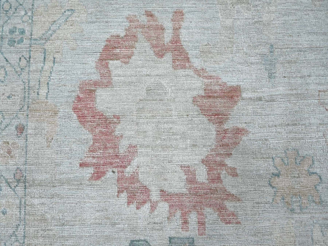 8'10" x 11'5" New Hand Knotted Blue Wool Rectangle Oriental Rug - MOA10222669