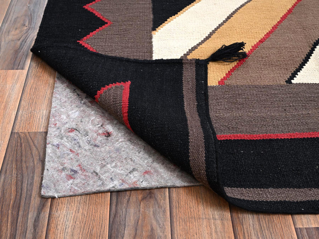 8'3" x 10'1" New Hand Woven Multicolored Wool Rectangle Oriental Rug - MOA1022266
