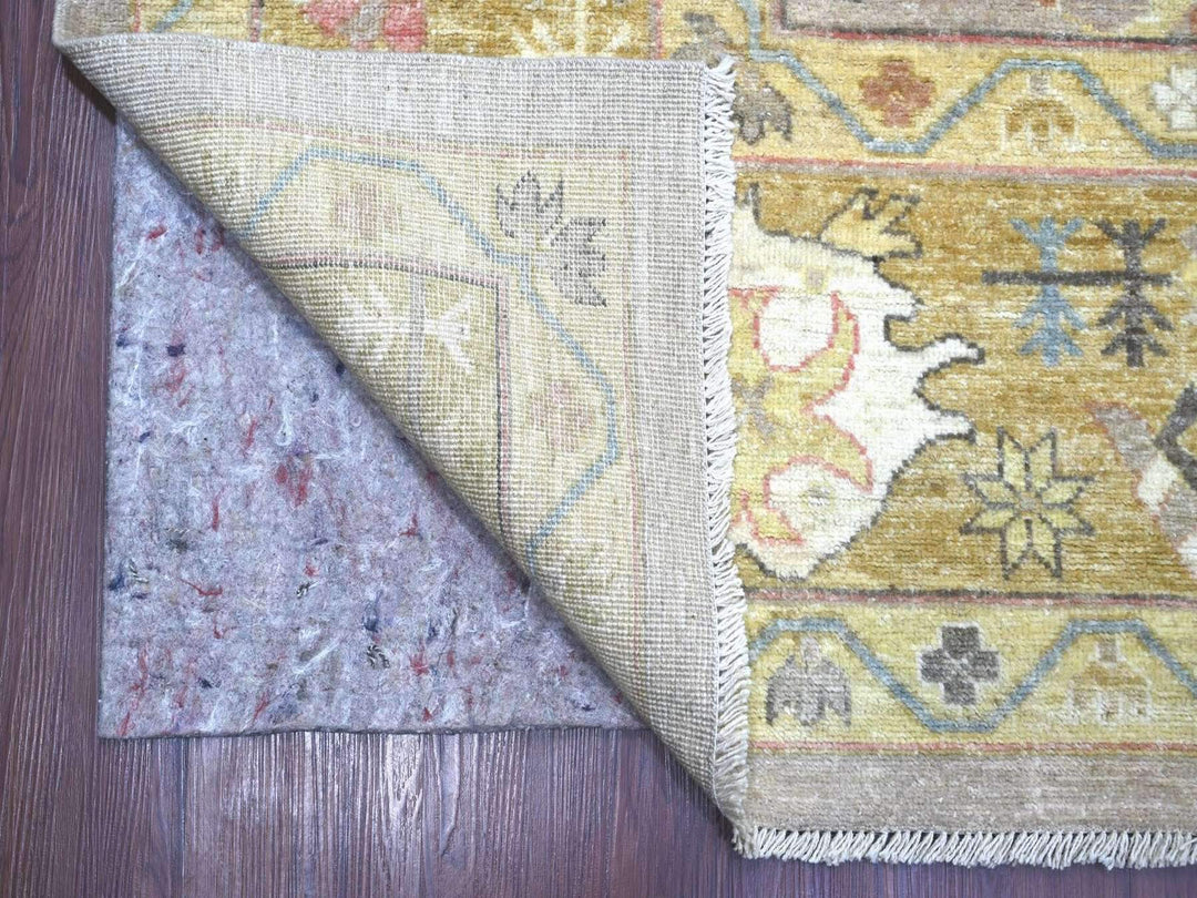 9'3" x 12'2" New Hand Knotted Grey Wool Rectangle Oriental Rug - MOA10222675