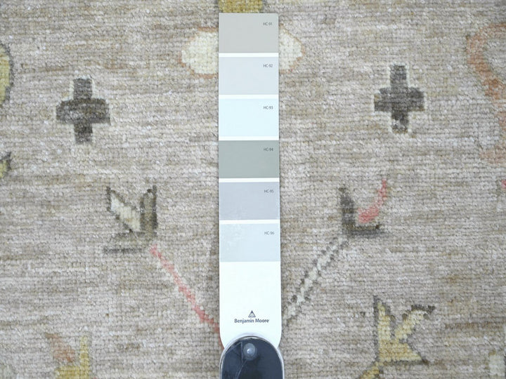 9'3" x 12'2" New Hand Knotted Grey Wool Rectangle Oriental Rug - MOA10222675