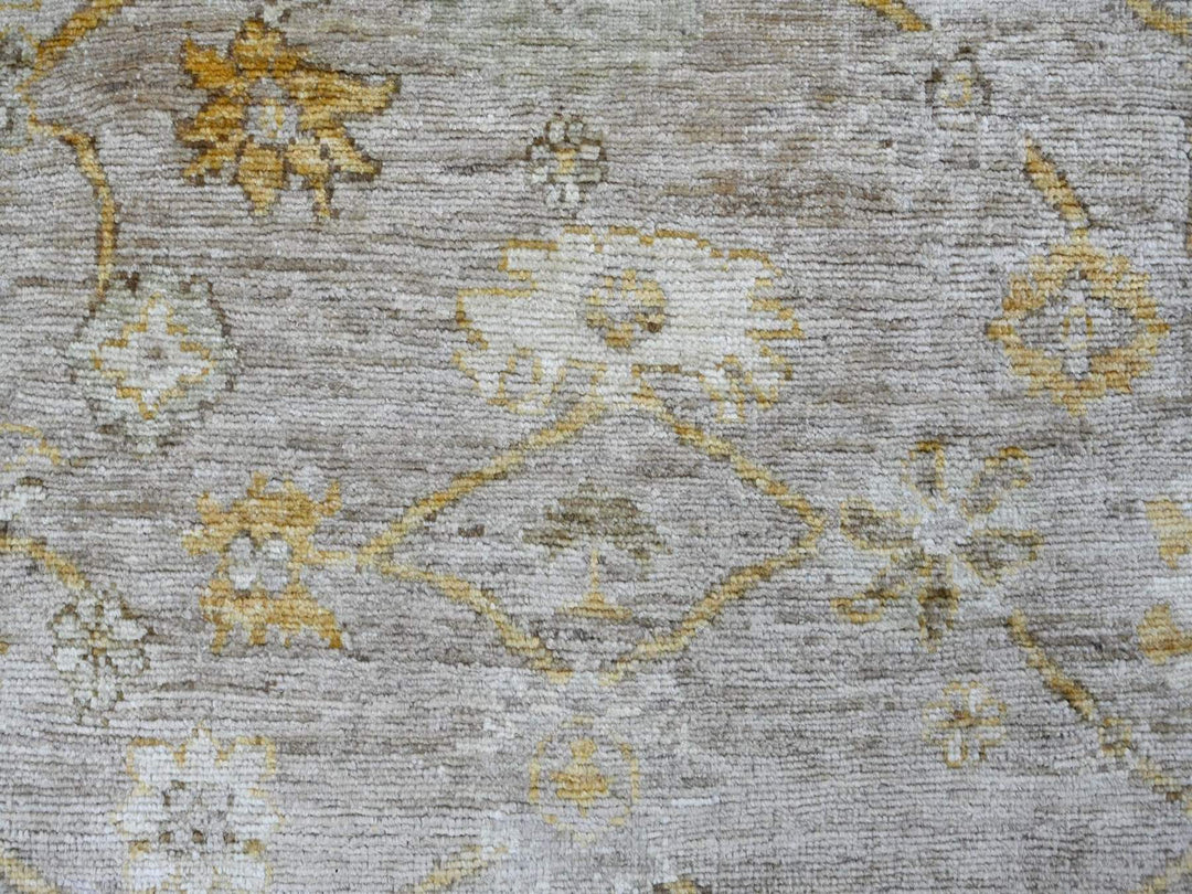 8'2" x 9'11" New Hand Knotted Brown Wool Rectangle Oriental Rug - MOA10222678