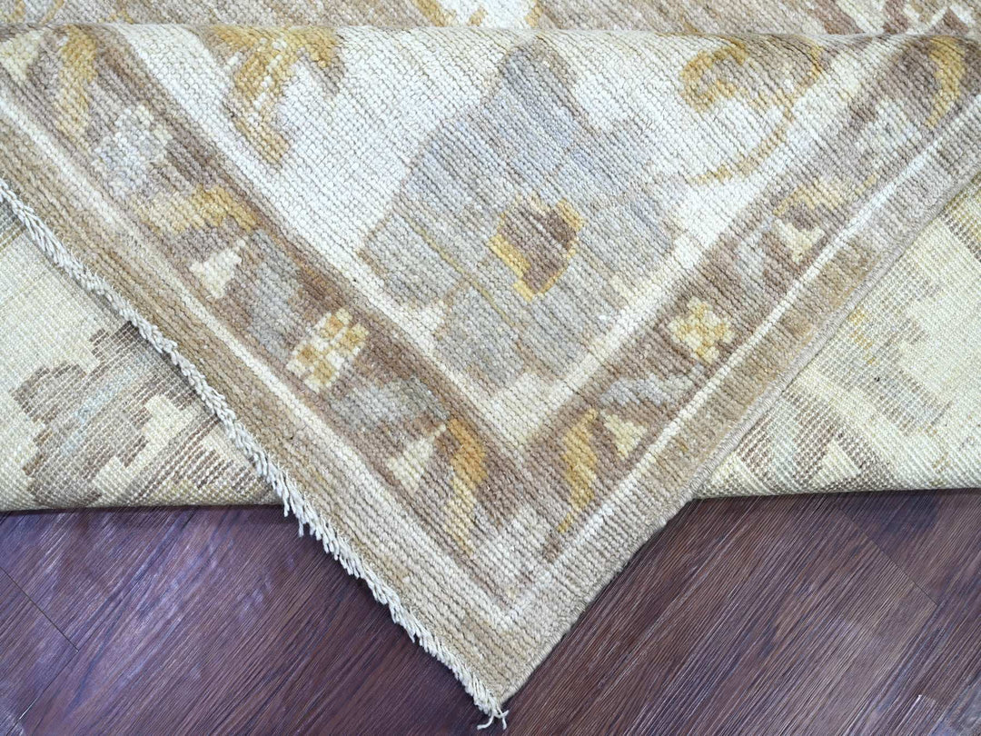 8'10" x 11'8" New Hand Knotted Brown Wool Rectangle Oriental Rug - MOA10222698