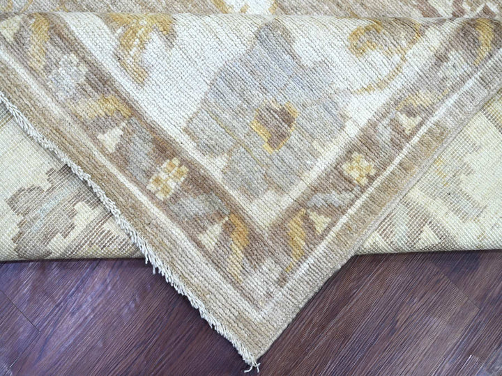 8'10" x 11'8" New Hand Knotted Brown Wool Rectangle Oriental Rug - MOA10222698