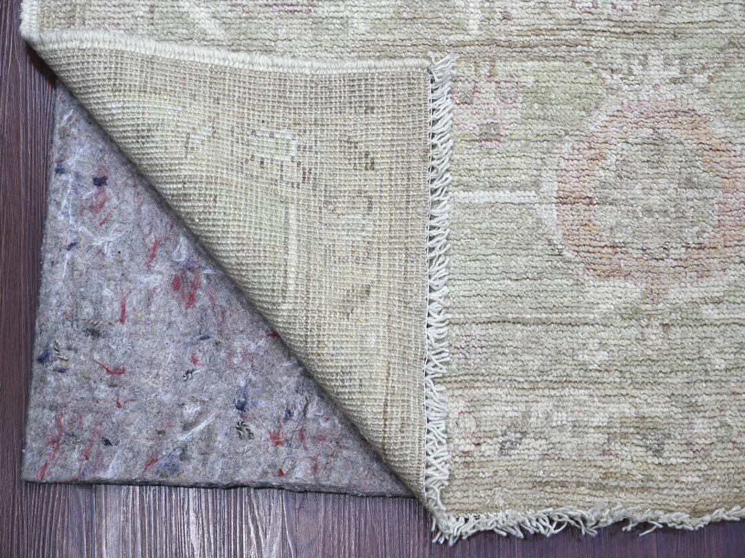 9'0" x 11'8" New Hand Knotted Brown Wool Rectangle Oriental Rug - MOA10222703