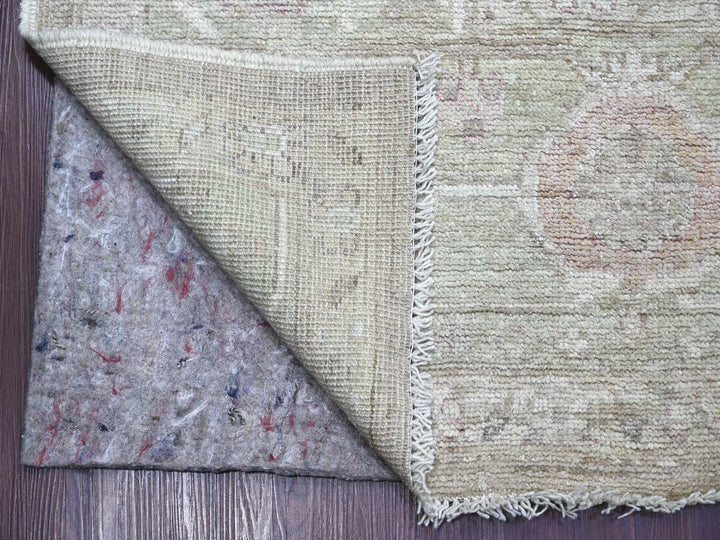 9'0" x 11'8" New Hand Knotted Brown Wool Rectangle Oriental Rug - MOA10222703