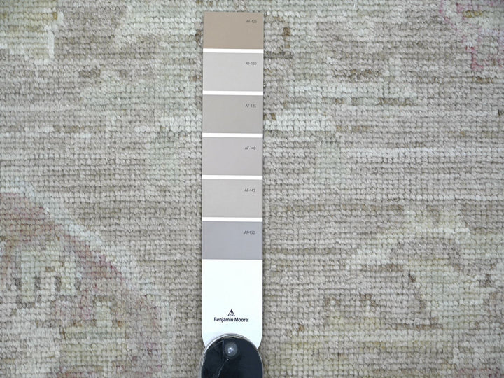 9'0" x 11'8" New Hand Knotted Brown Wool Rectangle Oriental Rug - MOA10222703