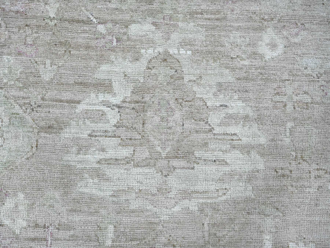 9'0" x 11'8" New Hand Knotted Brown Wool Rectangle Oriental Rug - MOA10222703