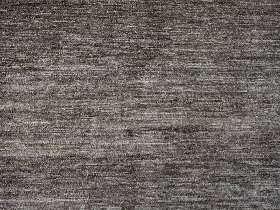 9'8" x 13'4" New Hand Knotted Brown Wool Rectangle Oriental Rug - MOA10222729