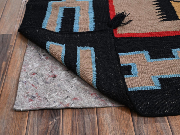 9'5" x 11'7" New Hand Woven Brown Wool Rectangle Oriental Rug - MOA1022273